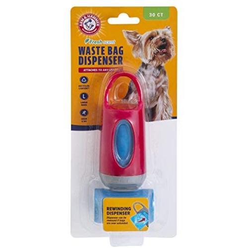 Arm & Hammer 71045 Dispenser and Disposable Waste Bags, Assorted