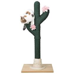 PetnPurr Handmade Cactus Cat Scratching Post for Large and Multiple Cats – Designed for Vertical Scratch, Stretch and Climb