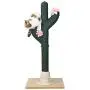 PetnPurr Handmade Cactus Cat Scratching Post for Large and Multiple Cats – Designed for Vertical Scratch, Stretch and Climb