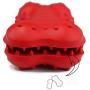 Pet Supplies Large Rubber Vocal Bone-Shaped Missing Food Toy Clean Tooth Bone Leakage Food Ball