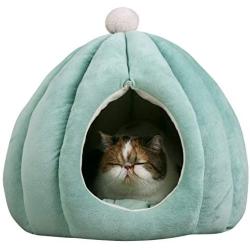 Cactus Pet Condo for Cats, Puppy and Small Dogs in Super Plush Self-Warming Material – Machine Washable, Fun Design, Private Cat Cave and Dog House