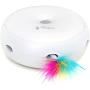 PetFusion Ambush Interactive Electronic Cat Toy with Rotating Feather. (Smart Modes, Nighttime Light, Auto Shut-Off, Batteries Included). Replacement Feathers Available. 12 Month Warranty