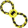 Dog Toy Rope Tennis Ball Batman Bat Icon Yellow Black Black Yellow Rope