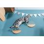 MYZOO Round Lack Clear : Wall Mounted Cat Shelf, Wooden Cat Furniture, Floating Cat Perch, Cat Tree
