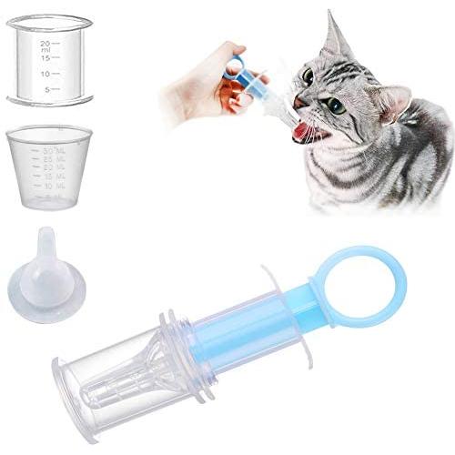 Refesta Pet Pill Syringe Bottles Pet Medicine Water Milk Feeder Pet Oral Tablet Capsule or Liquid Medical Feeding Tool Kit Silicone Syringes for Cats Dogs Small Animals Refesta Pet Pill Syringe Bottles Pet Medicine Water Milk Feeder Pet Oral Tablet Capsule or Liquid Medical Feeding Tool Kit Silicone Syringes for Cats Dogs Small Animals