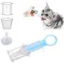 Refesta Pet Pill Syringe Bottles Pet Medicine Water Milk Feeder Pet Oral Tablet Capsule or Liquid Medical Feeding Tool Kit Silicone Syringes for Cats Dogs Small Animals