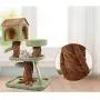 Cat Tree House, Luxury Cat Castle, Cozy Condo, Plush Perches, and Scratching Board, Kitten Play Tower for Kitty Activity, Indoor Pet Furniture