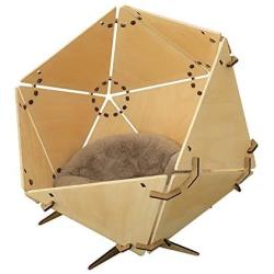 Dr.NONO Cat House for Indoor Cats,Modern Style Pet Cat Furniture,Pet House Condo Apartment
