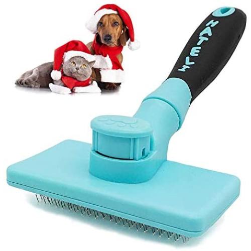 UmaUbaby Pet Grooming Brush, Shedding Tools for Dogs Cats with Short to Long Hair, Pet Deshedding Tool with Removes Mats, Tangles, Loose Hair and Undercoat Treatment