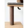 PetPals Three-Level Elevated Cat Tree Condo with Massage & Particle Board, Grey (PP18502)