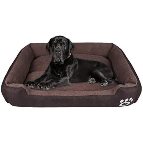 CMiles Ultra Soft Sofa Dog Bed with Waterproof and Anti-Slip Bottom Pet Beds Kennel for Large/Medium Dogs Cats