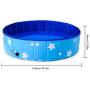 FANKUTOYS Pet Swimming Pool, Foldable pet Bath (for Large and Medium Dogs) Outdoor PVC Swimming Bath