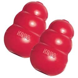 KONG Classic Dog Toy, Red, X-Large (2 Pack)