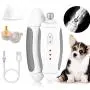 CHEIGHY Dog Nail Grinder Pet Electric Nail Clippers with Light-Upgraded Professional 3-Speed Dog Nail Trimmers Quiet Rechargeable Dog Nail Filer Painless Claw Care Tool for Small Medium Large Dog Cat CHEIGHY Dog Nail Grinder Pet Electric Nail Clippers with Light-Upgraded Professional 3-Speed Dog Nail Trimmers Quiet Rechargeable Dog Nail Filer Painless Claw Care Tool for Small Medium Large Dog Cat
