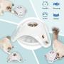 pet jouet Newest Pop and Play Interactive Cat Toy, Cat Food Treat Dispenser, Cat Puzzle Slow Feeding Toys, Pet IQ Training, Kitten Fun Exercise Toys, Funny Cat Treat Toys for Indoor, Pet Treat Toy.