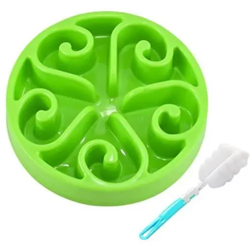 Dreams Mall Slow Feeder Bowls Dog Bowl Fun Feeder Interactive Bloat Stop,Eco-Friendly Slow Feed Dog Bowl,Green Dreams Mall Slow Feeder Bowls Dog Bowl Fun Feeder Interactive Bloat Stop,Eco-Friendly Slow Feed Dog Bowl,Green