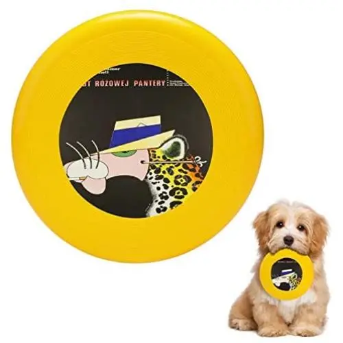 Pet Frisbee Flying Disc Dog Toy - Multifunction The Return of The Pink Panther 1977 Polish B1 Film Movie Poster Pet Frisbee Flying Disc Dog Toy - Multifunction The Return of The Pink Panther 1977 Polish B1 Film Movie Poster