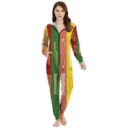 Banners with Lemon,Womens Onesie Pajamas Sportswear Grapefruit M