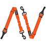 AUTOWT Dog Seat Belt, 2 Packs Latch Bar Attachment Dog Car Seatbelt Metal Buckle Vehicle Seatbelt for Small Medium Large Dogs Elastic Safety Belt Tether for Dog Harness Adjustable Pet Leads