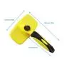 Dogs Retractable Grooming Self Cleaning Slicker Brush for Long Haired Dog Brush for Puppies Cat Brush for Shedding Medium Hair Short Hair Matted Hair Curly Hair Pet (Yellow) Dogs Retractable Grooming Self Cleaning Slicker Brush for Long Haired Dog Brush for Puppies Cat Brush for Shedding Medium Hair Short Hair Matted Hair Curly Hair Pet (Yellow)