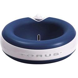 Torus Pet Water Bowl | 2-Liter | Fresh Filtered Water | Healthy & Hygienic Pet Bowl | for Small, Medium, Large Dogs, Cats & Other Pets
