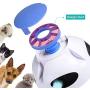 WINGPET Interactive Cat Tracks Toy Food Dispenser Toys, Automatic Motion Cat Toy with Spinning Worm Tail & Catnip Moving Ball Random Rotating Hunting Chasing Exercising Needs