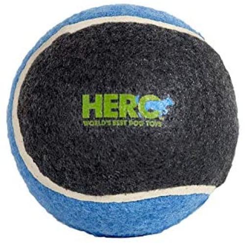 HERO Action, Small Solid Tennis Ball Dog Toy, Floating Fetch Ball