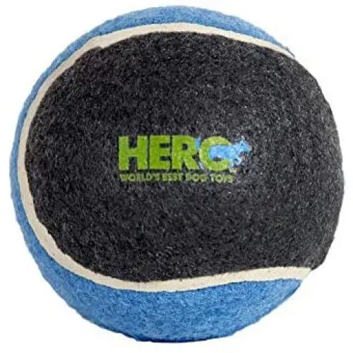 HERO Action, Small Solid Tennis Ball Dog Toy, Floating Fetch Ball