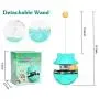 SUJAYU Cat Slow Feeder Ball, Tumbler Design Cat Food Dispenser Slow Eating Interactive Cat Toy Ball Detachable Wand Pet Puzzle Feeder SUJAYU Cat Slow Feeder Ball, Tumbler Design Cat Food Dispenser Slow Eating Interactive Cat Toy Ball Detachable Wand Pet Puzzle Feeder