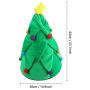 PAWISE Christmas Tree Cat Cave Bed, Kitten Cozy Tent House for Indoor Cats