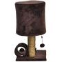 Amazon Basics Cat Tree Tower With Perch Condo - 12 x 12 x 20 Inches, Dark Brown