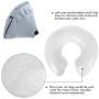 BENCMATE Protective Inflatable Collar for Dogs and Cats - Soft Pet Recovery Collar Does Not Block Vision E-Collar
