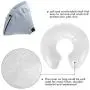 BENCMATE Protective Inflatable Collar for Dogs and Cats - Soft Pet Recovery Collar Does Not Block Vision E-Collar
