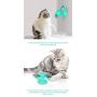 DOITPE Windmill Cat Toy Turntable Teasing Pet Toy Scratching Tickle Cats Hair Brush Funny