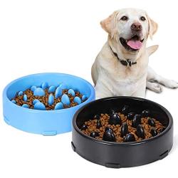 JASGOOD Slow Feeder Dog Bowl New Arriving Slow Feeding Interactive Bloat Stop Dog Bowls