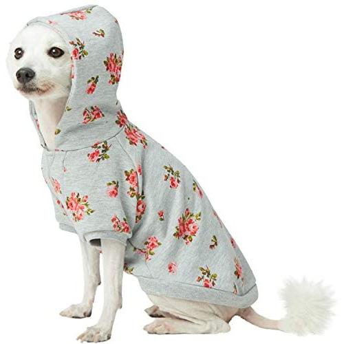 Blueberry Pet 3 Patterns Spring Scent Inspired Rose Flower Pullover Dog Sweatshirts