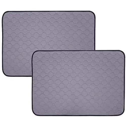 Pet Washable Pee Pads 2 Pack Waterproof Reusable Training Pads Super Absorbent Non-Slip for Dog Cat Guinea Pig Rabbit Playpen Housebreaking Indoor Potty Training Whelping Incontinence Travel Pet Washable Pee Pads 2 Pack Waterproof Reusable Training Pads Super Absorbent Non-Slip for Dog Cat Guinea Pig Rabbit Playpen Housebreaking Indoor Potty Training Whelping Incontinence Travel
