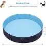 amzdeal Foldable Dog pet Swimming Pool - 100% PVC Hard Plastic, Anti-Slip Collapsible Dog Pet Pool Bathing Tub, Outdoor Pools Kiddie Pool for Dogs Cats and Kids amzdeal Foldable Dog pet Swimming Pool - 100% PVC Hard Plastic, Anti-Slip Collapsible Dog Pet Pool Bathing Tub, Outdoor Pools Kiddie Pool for Dogs Cats and Kids