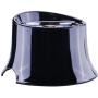 Super Design Elevated Dog Bowl Raised Dog Feeder for Food and Water, Non Spill Edges & Non Skid Sturdy Melamine Stand, Reduce Neck Stress, Less Regurgitating and Vomiting 4 Cup Black White Pack