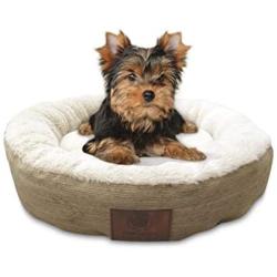 American Kennel Club Casablanca Solid Round Pet Bed