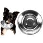 SMALLLEE_LUCKY_STORE Pet Feeding Watering Supplies Small Dog Bowl, Blue, Small