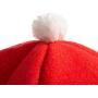 Hollypet Self-Warming 2 in 1 Foldable Comfortable Triangle Cat Bed Tent House, Red Hat