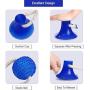 Feilifan Pet Molar Bite Toy, Multifunction Interactive Self-Playing Rubber Ball Toy with Suction Cup Molar Chew Toy Cleaning Teeth for Dogs (Green/Blue, 1 Pack)