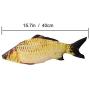 Hiidocat Fish Catnip Toys,Cat Chew Pillow Bite Resistant Catnip 3D Simulated Artificial Fish for Pets Kitten,Puppy,Cats,Refillable Catnip Fish Cat Toys Fish Flop Cat Toy Interactive for Indoor Cats