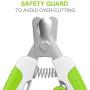 TINMARDA Dog Nail Clippers and Trimmers with Safety Guard to Avoid Over Cutting Nails, Razor Sharp Blades, Sturdy Non Slip Handles, Professional Pet Grooming Tool for Large and Medium Breed