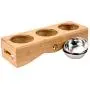 Cat Bowls, Pet Bowl Small Dog and Cat Bowls Stainless Steel Three Bowls Pet Feeder Pet Food Bowl for Cats Cat Bowls, Pet Bowl Small Dog and Cat Bowls Stainless Steel Three Bowls Pet Feeder Pet Food Bowl for Cats