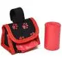 Doggie Walk Bags Dog Poop Bag Holder for Leash, Dog Waste Bag Dispenser with Adjustable Strap for Any Leash, Paw Print Accessory Doggie Walk Bags Dog Poop Bag Holder for Leash, Dog Waste Bag Dispenser with Adjustable Strap for Any Leash, Paw Print Accessory
