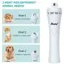 Dono Dog Nail Grinder Upgraded-Professional 3-Speed Electric Dog Nail Clippers Trimmer with 2 Grinding Wheels Portable &Rechargeable Painless Paw Trimmer for Small Medium Large Dogs & Cats