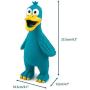 Chiwava Squawking Latex Dog Toy Chicken Duck Squeeze Squeak Interactive Play for Medium Large Dogs Assorted Color