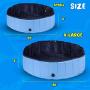 Salesman4Life Dog and Kiddie Pool with Repair Kit and Brush, Portable Pool for Dogs, Cats, Ducks, and Kids